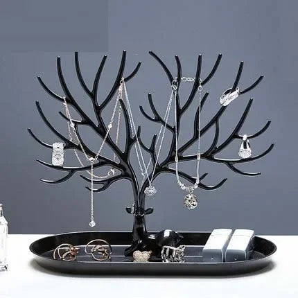 Portagioie Corna Orecchini Collane Anelli Espositore Bracciale Cervo Custodie per gioielli Stand Vassoio Albero Regali per le donne