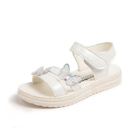 Mädchen-Sommersandalen Bunte Schleifensandalen für Kinder Rutschfeste Schuhe Mädchenschuhe verschleißfeste weiche Sohle Kostenloser Versand