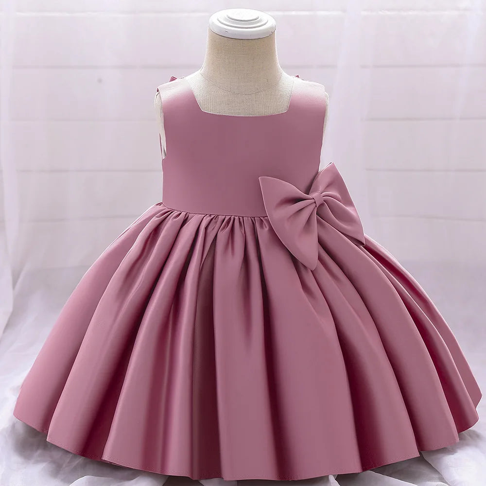 Fiore neonate matrimonio compleanno Bownot abiti abbigliamento bambino bambini principessa abito da ballo abito Costume abiti per 1-10 anni