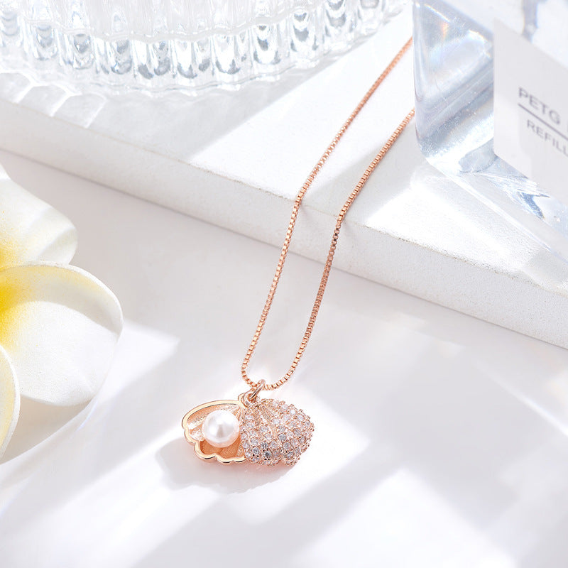 Popolare collana girocollo di perle in argento Sterling 925 per le donne gioielleria raffinata regalo di compleanno per feste di matrimonio