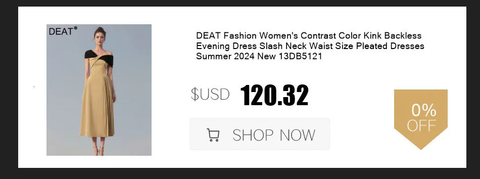 DEAT Moda Grigio Hot Drilling Spaghetti Strap Dress Donna Slim Fit Backless Pieghe Split Abiti lunghi fino al pavimento Nuova marea 7AB8510