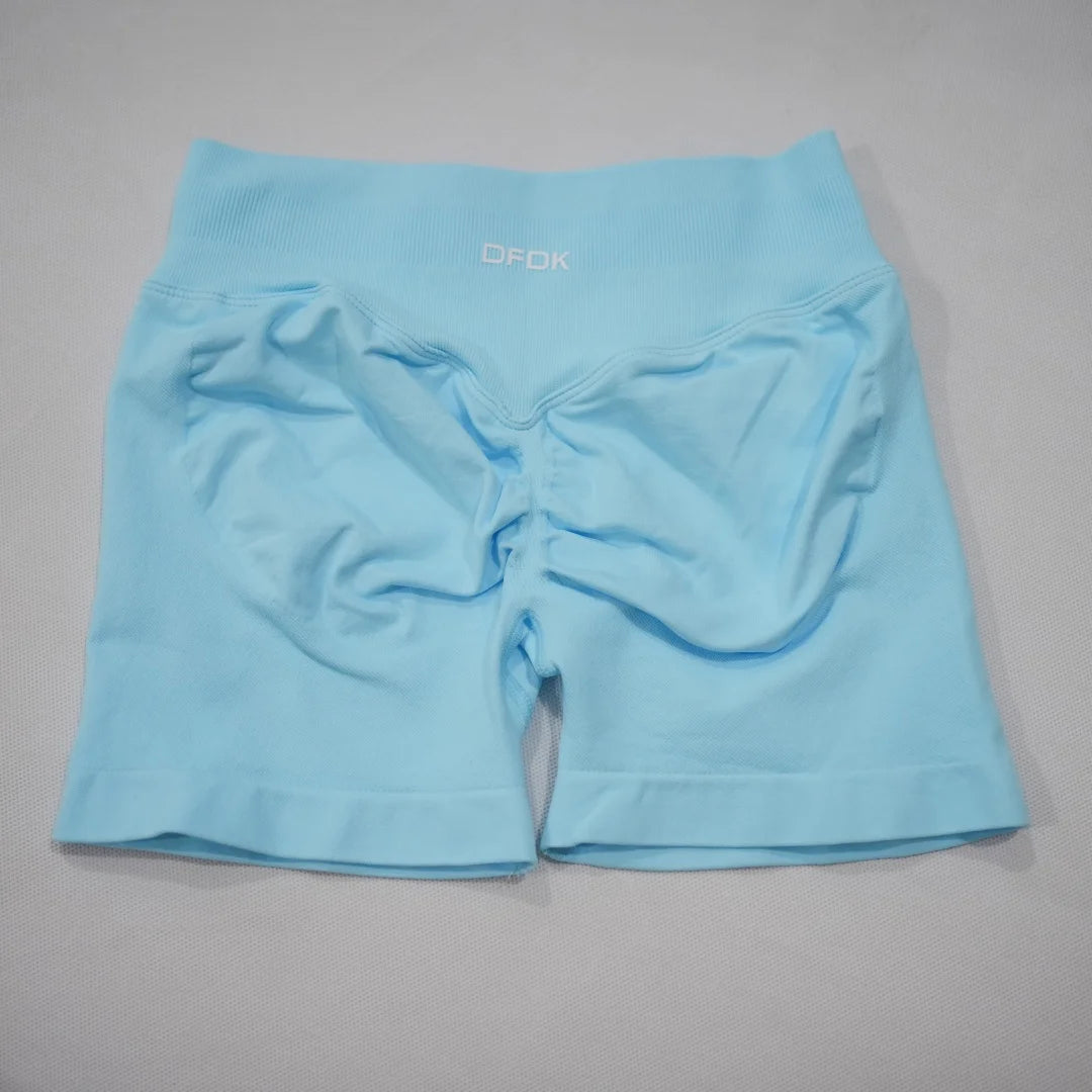 DFDK 2026 Nuovi Pantaloncini da Yoga per Donna con Effetto Push-Up, Vita Alta, Sollevamento Glutei, Resistenti agli Squat, Pantaloncini Sportivi per Palestra, Allenamento, Corsa e Fitness