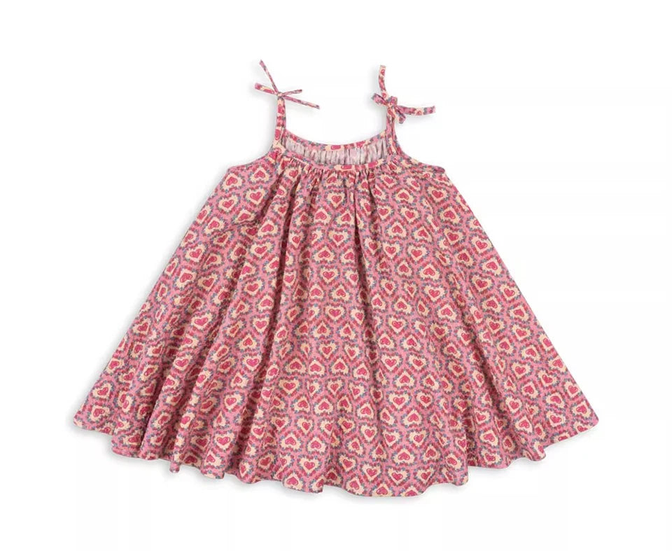 2025 KS Ragazze Graziosi Abiti da festa Estate Paillettes Fiocco Abito gonfio Neonate Rosa Abito Abito da principessa per bambini Abiti per bambini
