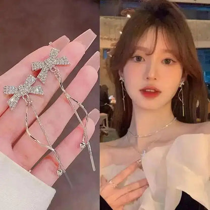 925 Ago D'argento Coreano Moda Perla Nappa Orecchini Per Le Donne Gioielli 2024 di Tendenza delle Nuove Donne di Lusso Zircone Orecchini di Perle