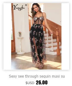 Tuta intera sexy da donna a maniche lunghe con strass, aderente, scollata, per feste di compleanno e discoteca