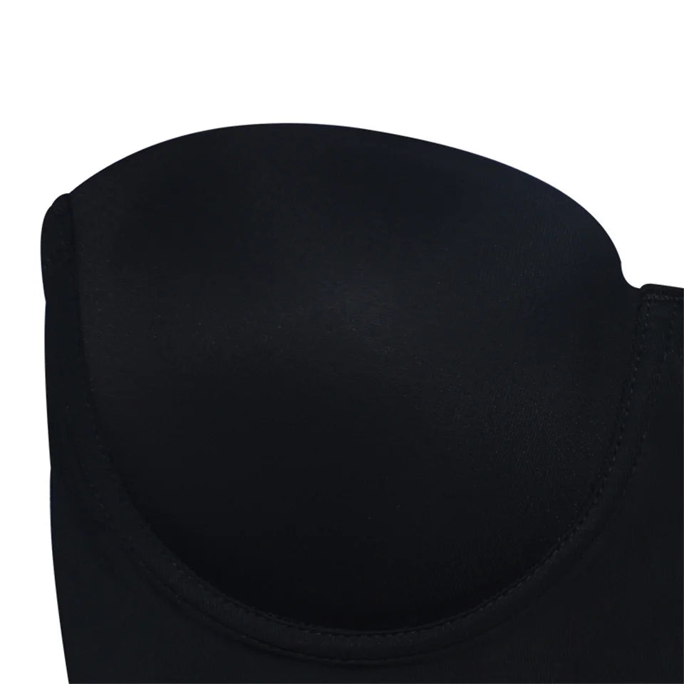 Becirzet Abiti da donna Sexy Girl Push Up Dimagrante Modellamento del corpo Controllo della vita Abito lungo da sera senza schienale con spacco all'americana nero