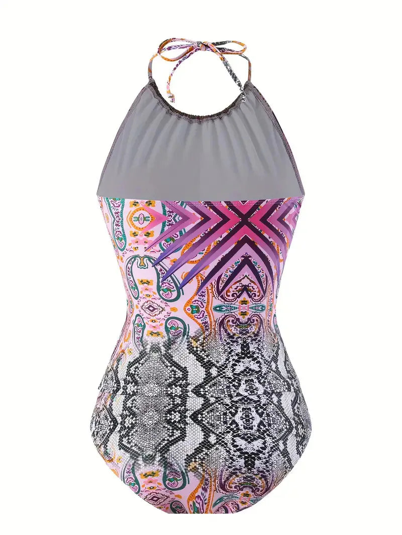 Hot Sale Of The Season Sexy Slimming One-Piece Bikini Swimsuit Women's Cross-Border Swimwear Sensual Strapless Polymer Fabric...
