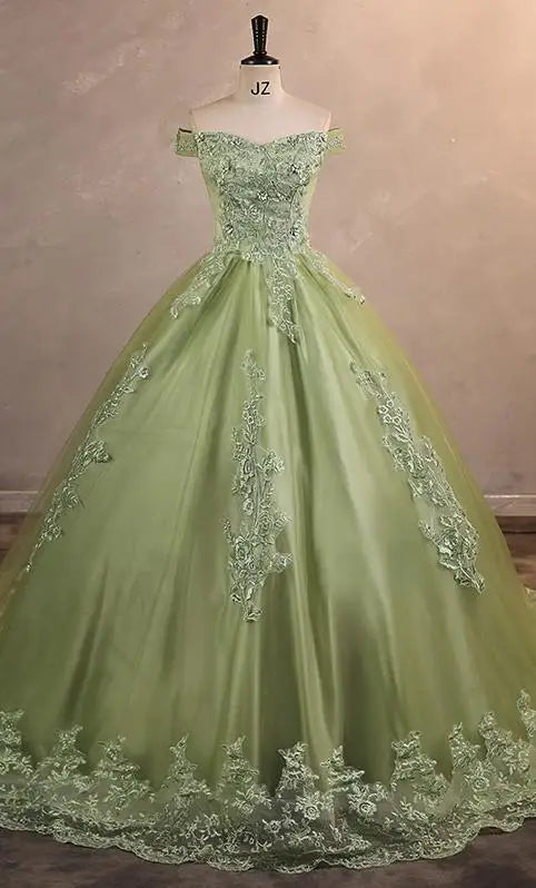 Ashley Gloria Pink Quinceanera abiti Sweet Flower Party Dress Luxury Lace Ball Gown Real Photo Prom Dress Boho Vestidos