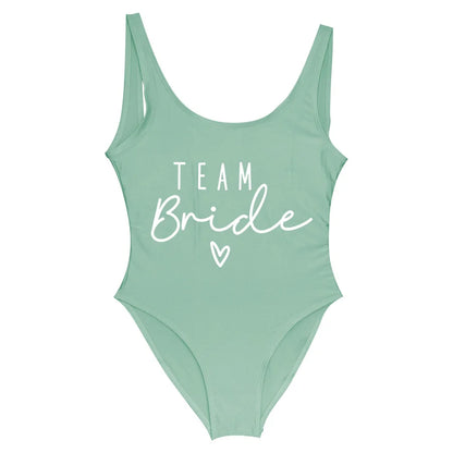 S-3XL Maillot de bain blanc une pièce Équipe de la mariée Maillot de bain de fête de célibataire pour femme Maillot de bain de poule Maillot de bain de piscine
