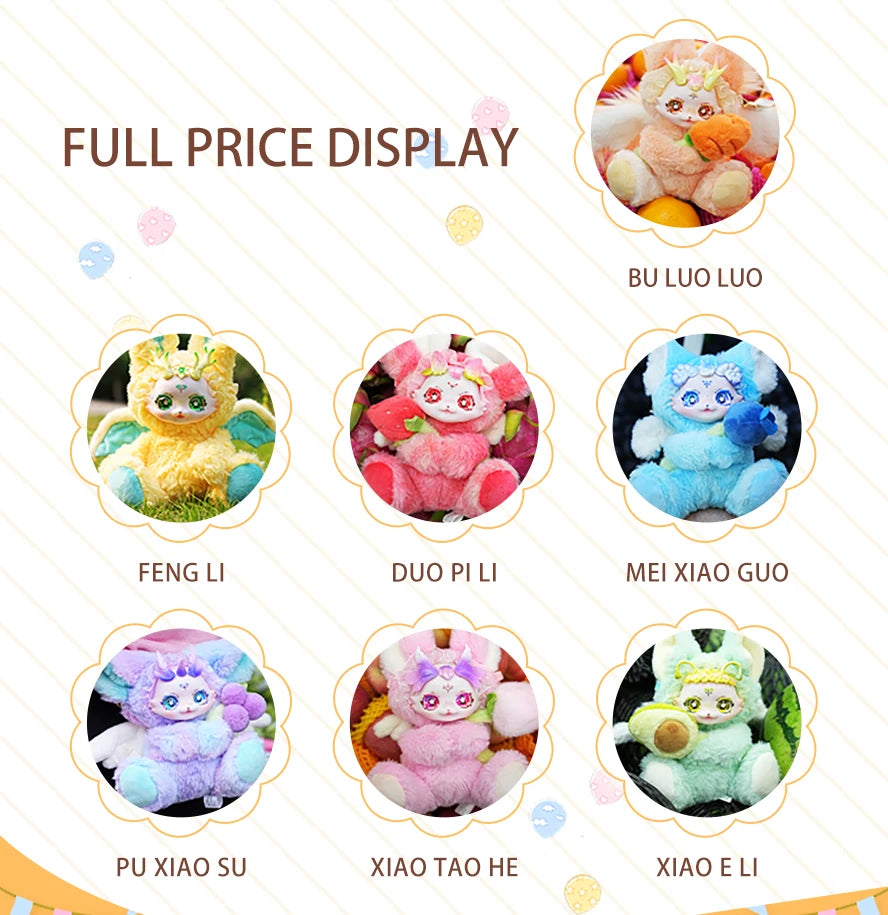 DBS MayTree Dumia Surprise Blind Box Bambole di peluche Collezione di frutta nel paese delle meraviglie Giocattoli di peluche Giocattoli Kawaii Regali