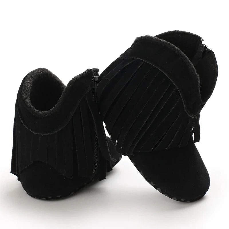 Calzature per bambini Stivali Neonati Prewalker Per Unisex Neonati maschi Ragazze Inverno Tenere al caldo Mocassini Nappa Calzature Scarpe 0-18M