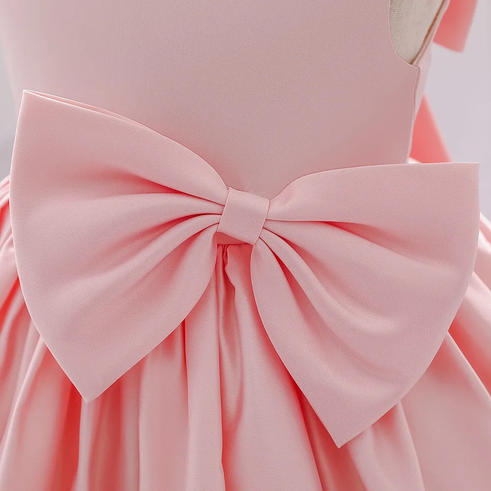 Fiore neonate matrimonio compleanno Bownot abiti abbigliamento bambino bambini principessa abito da ballo abito Costume abiti per 1-10 anni