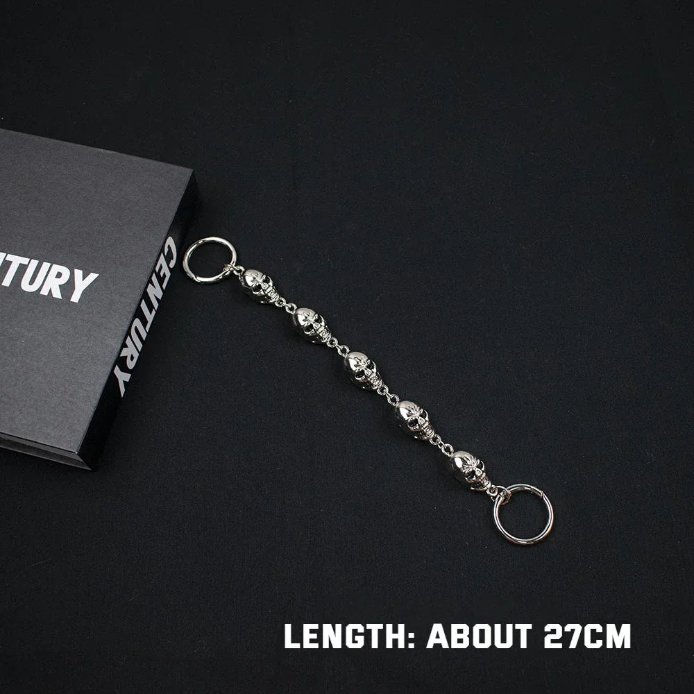 1Pcs Hip-hop Metal Sneaker Decoration Punk Fashion High-top Canvas Shoe Chain Dark Style Pin Men Women Slipper Sandal Accessorie