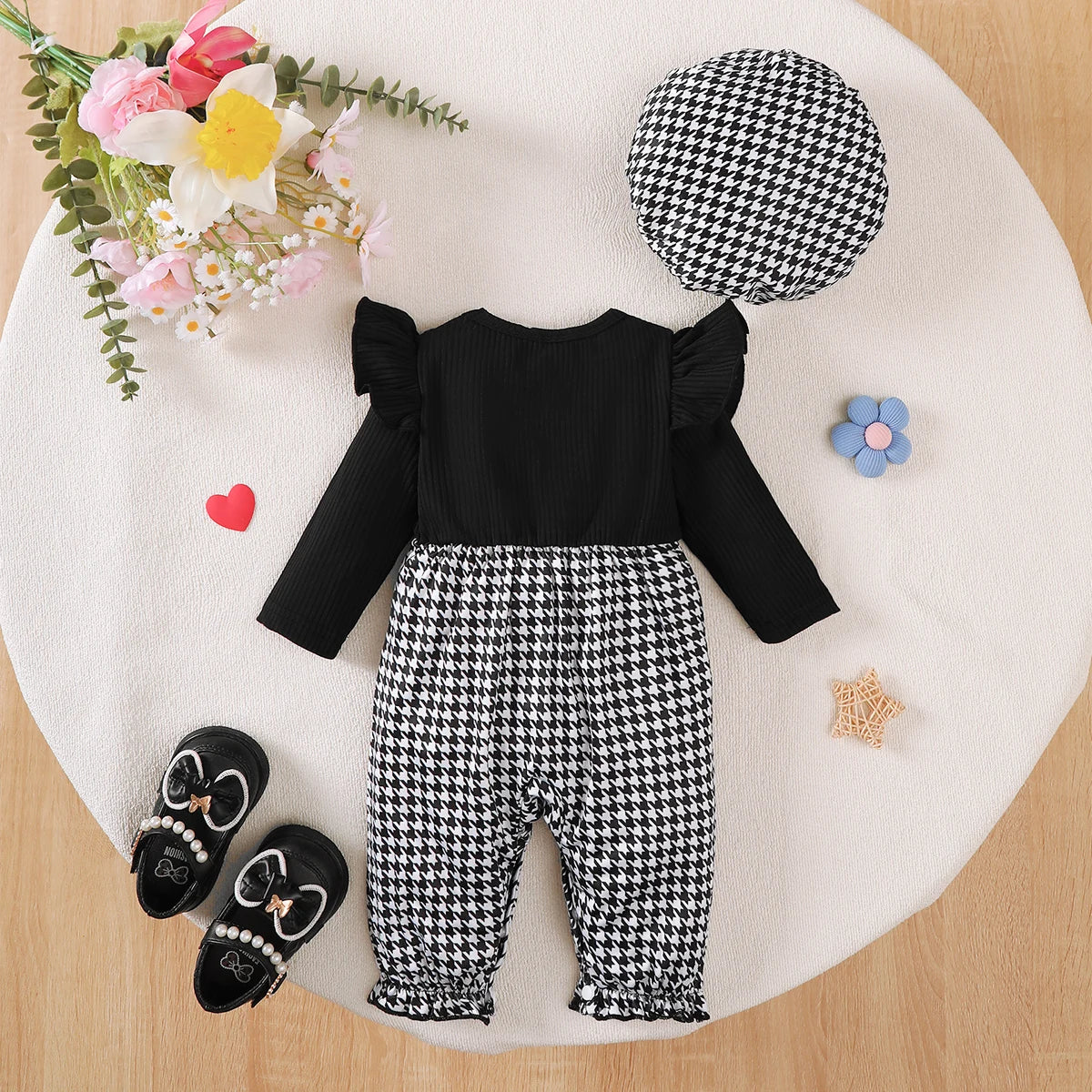 0-18 mesi vestito da neonata con fiocco manica lunga abiti leopardati tutina abbigliamento autunno infantile moda tuta carina