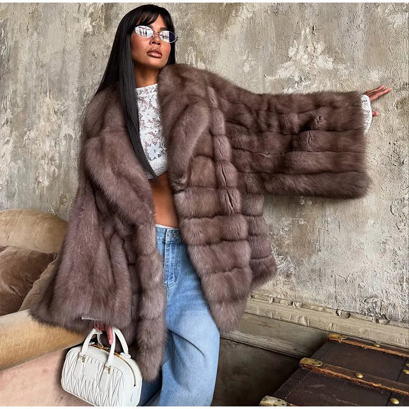 Pullover lavorati a maglia a collo alto scozzese da donna Chic manica lunga maglione corto caldo allentato Lady Autunno Inverno Pendolarismo Maglieria da strada