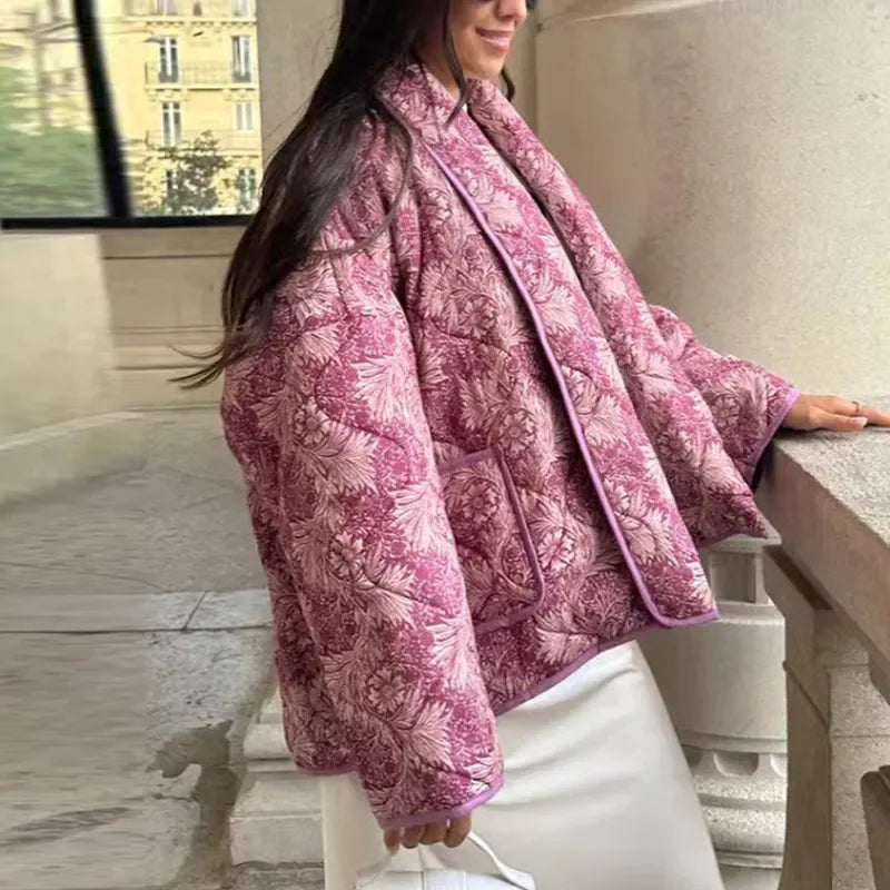 Cappotti invernali moda donna giacche calde a maniche lunghe per donna stampa tasca Outwear Cardigan Casual 2023