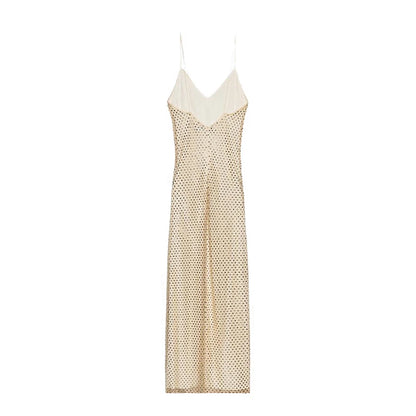 Abito da festa in pelle con ritaglio sexy Guaina senza maniche Lunghezza pavimento Scava fuori Bustier Abito aderente Abiti da sera con cerniera divisa sul retro
