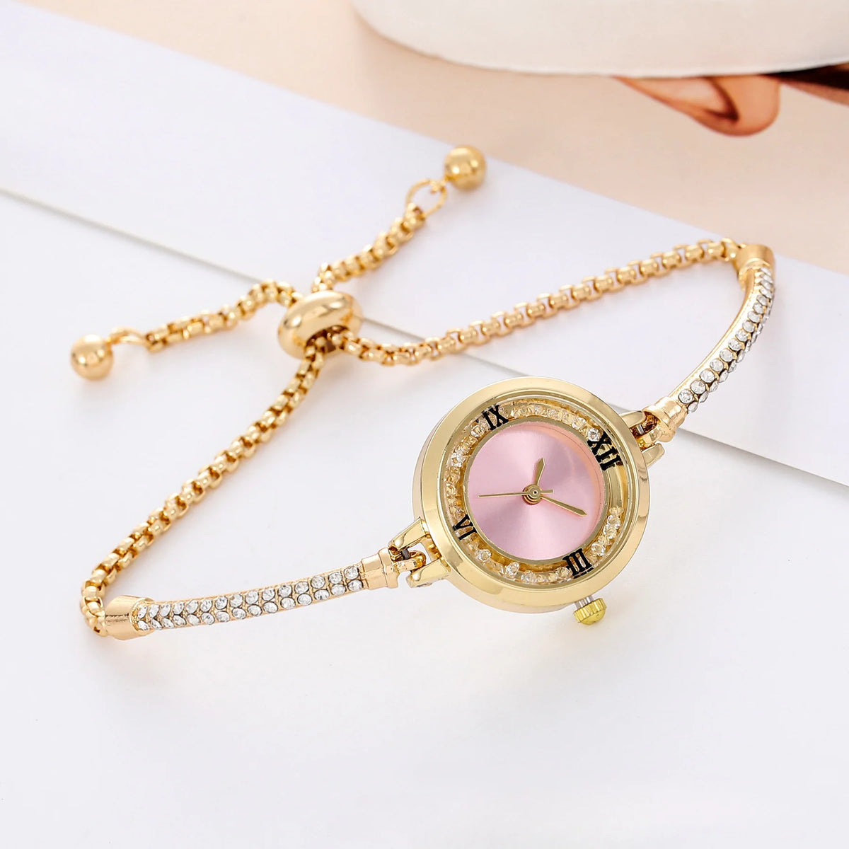 Orologio da donna alla moda con cinturino fine, orologi analogici al quarzo femminili, orologio Relojes