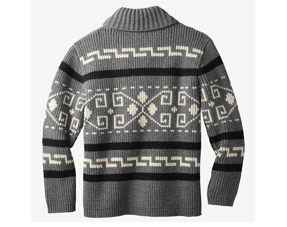 Cardigan invernale da uomo maglioni moda uomo maglione lavorato a maglia cappotti termici caldi Casual uomo casimmer risvolto giacche lavorate a maglia abbigliamento