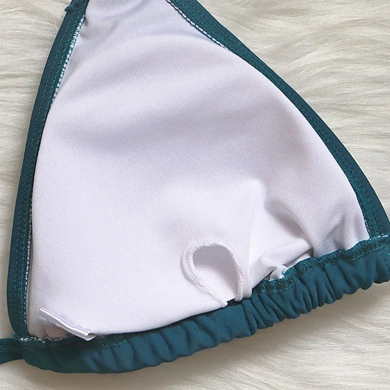 Costume da bagno femminile con strass ingioiellati e diamanti Costume da bagno donna Costume da bagno bikini a due pezzi Costume da bagno brasiliano Swim Lady