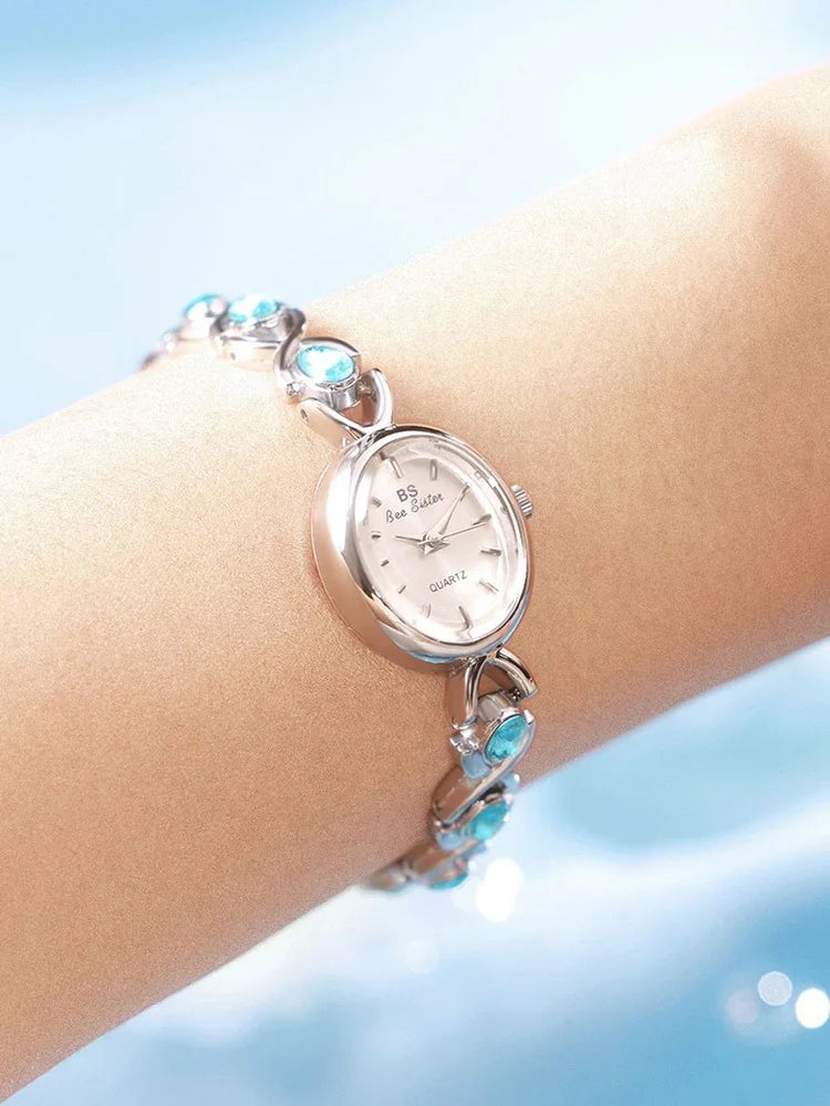Orologio da donna elegante braccialetto di giada di lusso orologi al quarzo regalo per le donne 2025 nuovo orologio da polso impermeabile di alta qualità