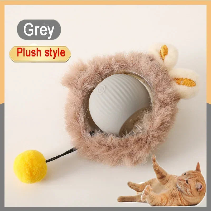 Forniture per animali domestici ricaricabili Addestramento per cani e gatti per imitare i giocattoli interattivi per animali domestici dei ratti Palla giocattolo elettrica Coda simulata Casa
