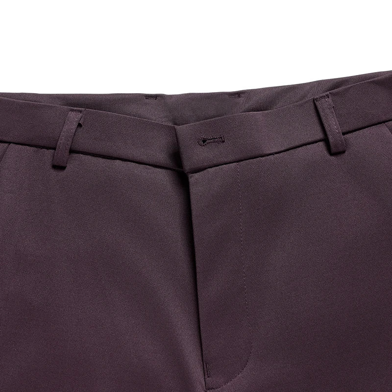 29-42 Pantaloni estivi da uomo Pantaloni casual elasticizzati dritti sottili senza traccia, senza tessuto da stiro, sensazione setosa e fresca