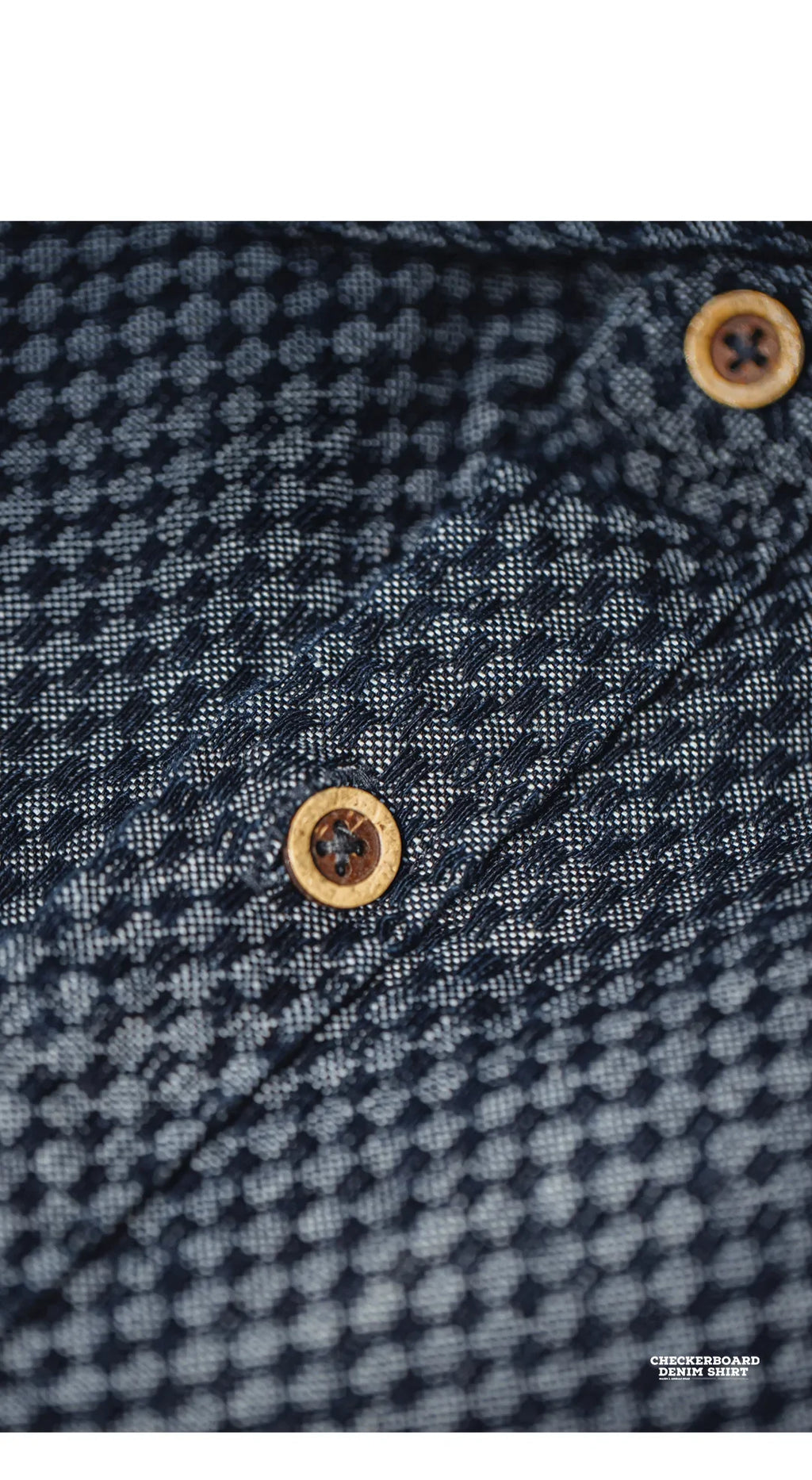 Maden Camicia di jeans a maniche lunghe ampia retrò Giacca monopetto con risvolto a quadretti per uomo Capispalla versatile primaverile e autunnale