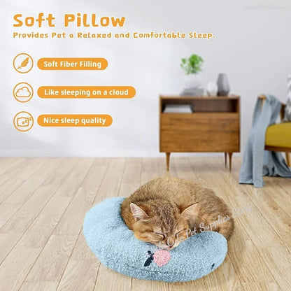 Pet Piccolo cuscino Moda Protezione per il collo Sonno profondo Cucciolo Gattino Cuscino a forma di U Cane Gatto Poggiatesta Cuscino per dormire Forniture per animali domestici