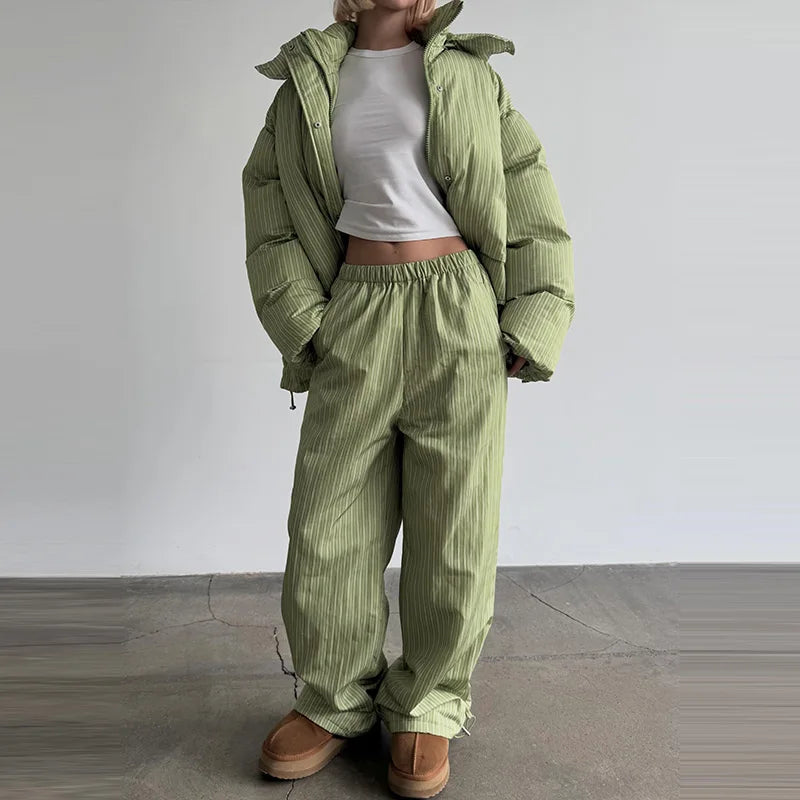 Elegante Giacca a Vento da Donna con Collo Alto, Maniche Lunghe, Doppio Petto e Lacci, Cappotto Lungo Femminile Moda Autunno 2026