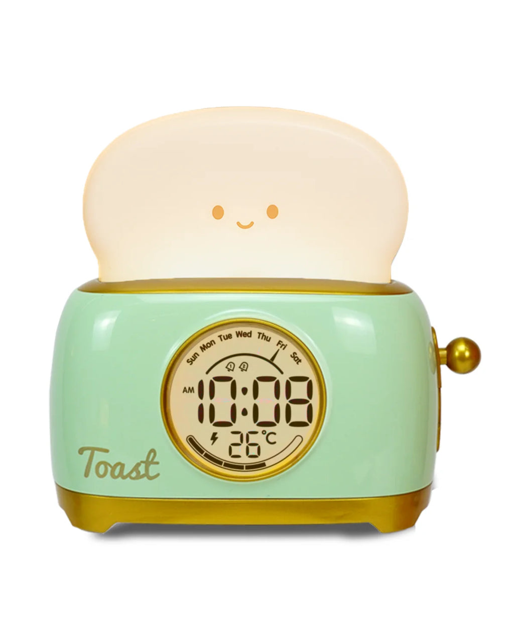 Sveglia per bambini Luce notturna a LED Orologio digitale Scarpe da ginnastica per il sonno dei bambini per la casa Camera da letto Comodino Display della temperatura carino Reloj