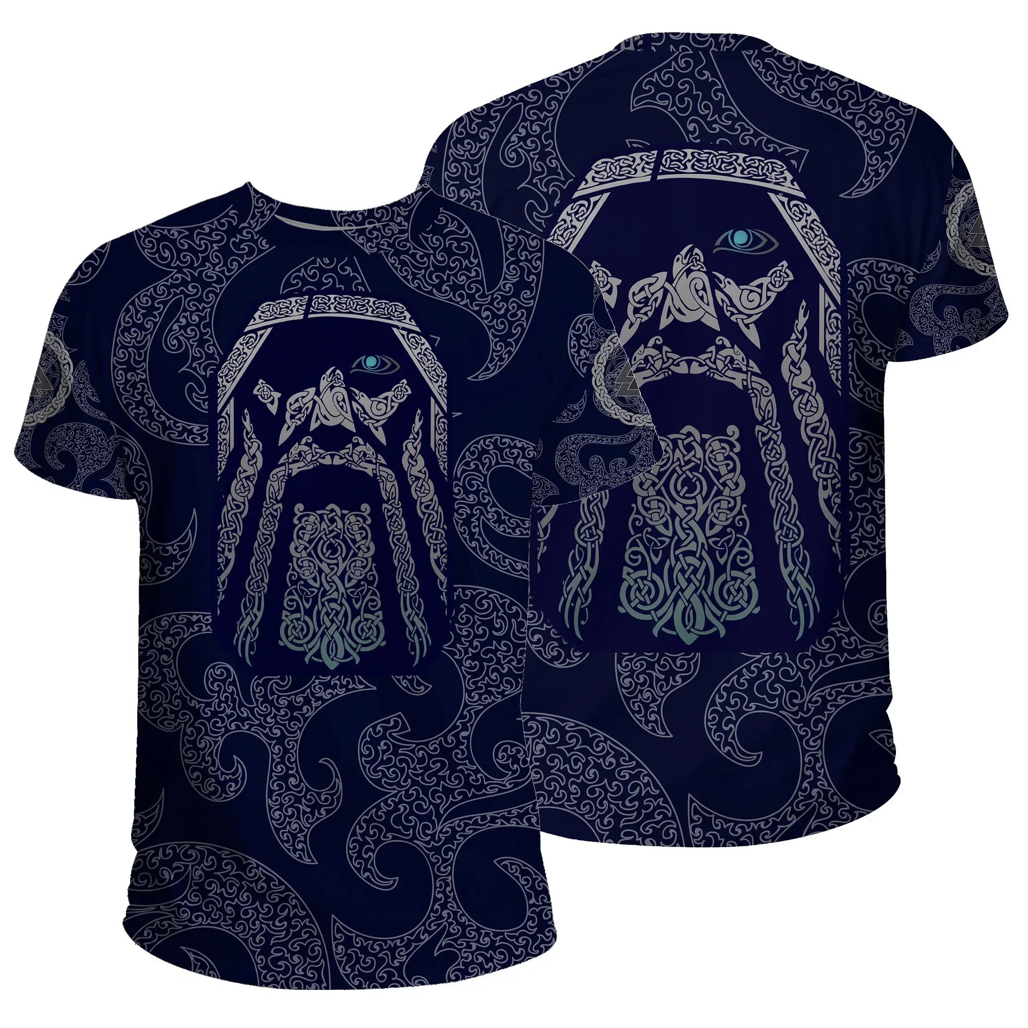 L'ultimo simbolo vichingo 3D stampato abbigliamento oversize estivo manica corta da uomo da strada comoda maglietta Hip Hop Harajuku Top
