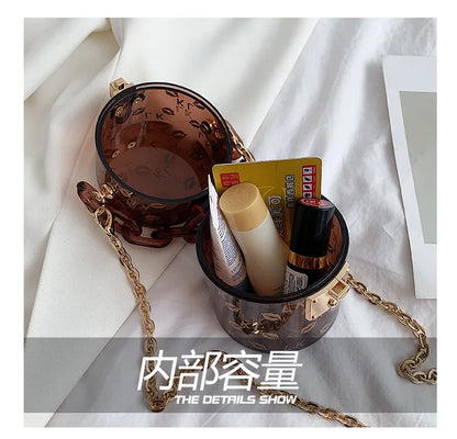 Borsa rossa con bocca in metallo moda per donna borse a tracolla in oro di alta qualità Designer borsa a tracolla scavata borsa da pranzo carina