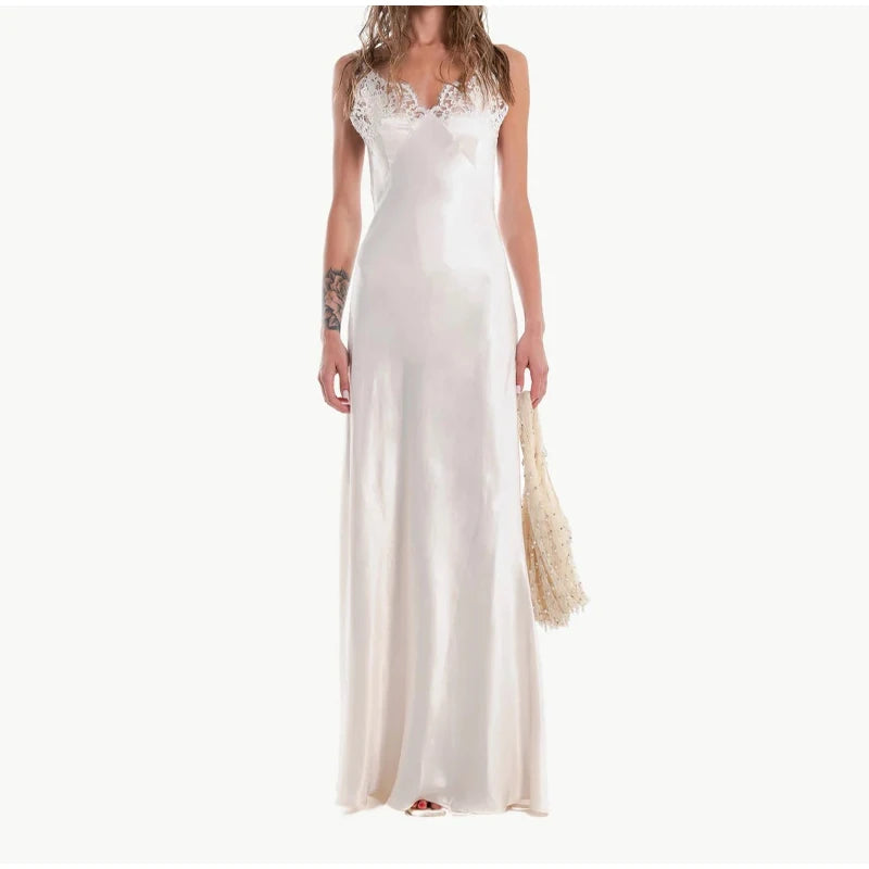 Abito senza spalline patchwork in pelliccia sintetica Abito da donna sexy con spalle scoperte Manica intera Vita stretta Abiti slim Abiti da sera chic da donna
