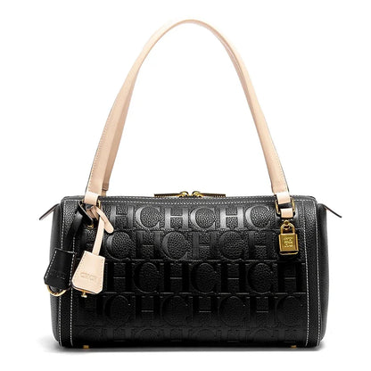 CH Borsa Boston da donna Autunno Inverno Nuova collezione Borse a tracolla con texture design a lettera