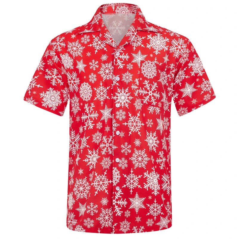 Camicia da uomo con risvolto estivo a maniche corte motivo hawaiano personalizzato stampa 3D lavoro casual quotidiano vacanza design confortevole