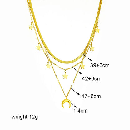 DIEYURO Collana con ciondolo occhi azzurri con serratura a forma di farfalla in acciaio inossidabile 316L per le donne Nuovi regali di gioielli con catena girocollo multistrato