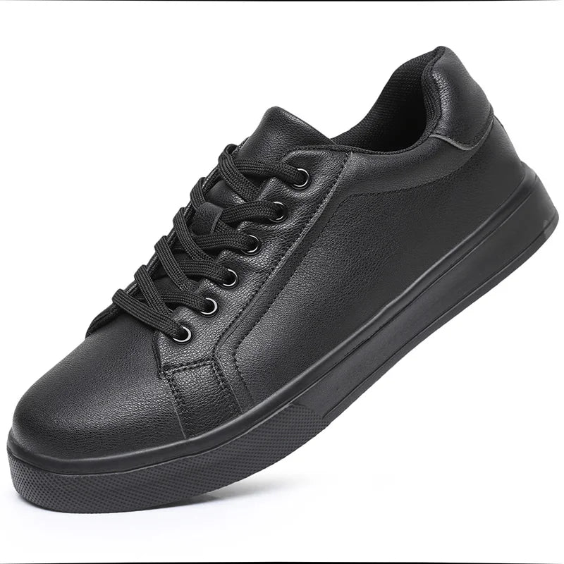 Scarpe casual da lavoro da uomo Scarpe mocassino morbide Scarpe casual comode da uomo Scarpe da ginnastica da uomo bianche nere solide autunnali