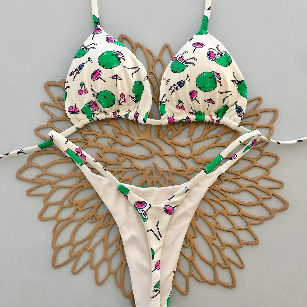 2026 New Bikini Women Swimsuits Sexy Swimwear Brazilian Bikini Set Thong Biquini Beachwear Bathing Suit Women Купальник Женский