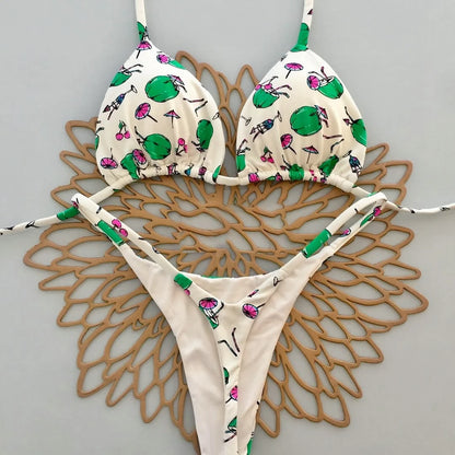 2026 Nouveau Bikini Femme Maillots de Bain Sexy Maillots de Bain Bikini Brésilien Ensemble String Biquini Vêtements de Plage Maillot de Bain Femme Купальник Женский