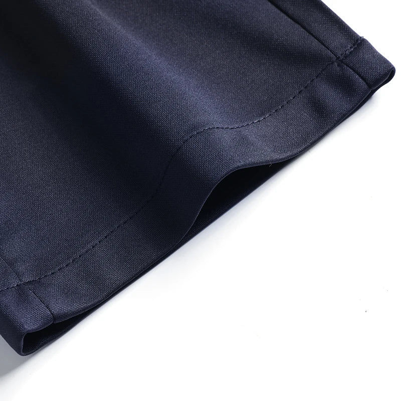 29-42 Pantaloni estivi da uomo Pantaloni casual elasticizzati dritti sottili senza traccia, senza tessuto da stiro, sensazione setosa e fresca