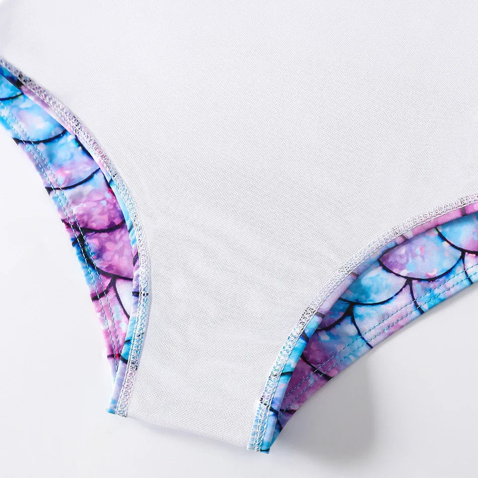 Costume da bagno a sirena per bambini costume da bagno intero per ragazze costume da bagno intero per ragazze Hot Spring Sling costume da bagno ad asciugatura rapida per sport acquatici