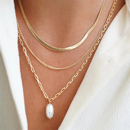 Collana con ciondolo moneta con ritratto di testa a catena spessa con piatto in oro punk vintage per gioielli hip-hop geometrici multilivello di moda da donna
