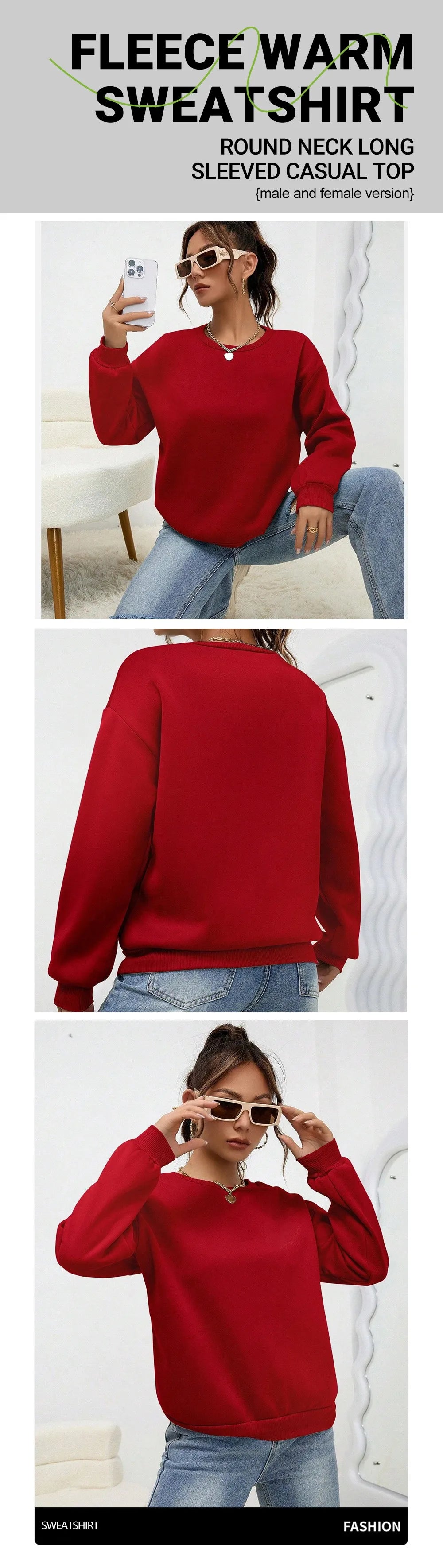 Solid Fashion Streetwear Donna 12 colori Felpe sportive Autunno Casual Pullover Addensare Y2K Felpa con cappuccio Hip Hop Street Sportswear