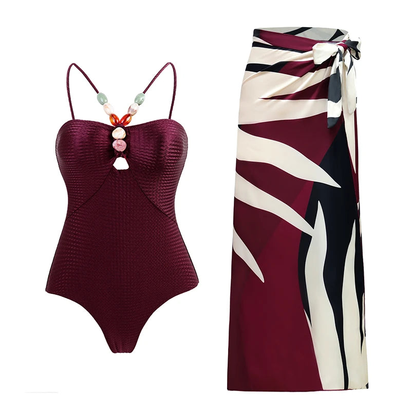 Costume da bagno floreale con stampa floreale con volant monospalla blu Set copricostume singolo micro monokini costumi da bagno sexy per ragazze Summer Beach