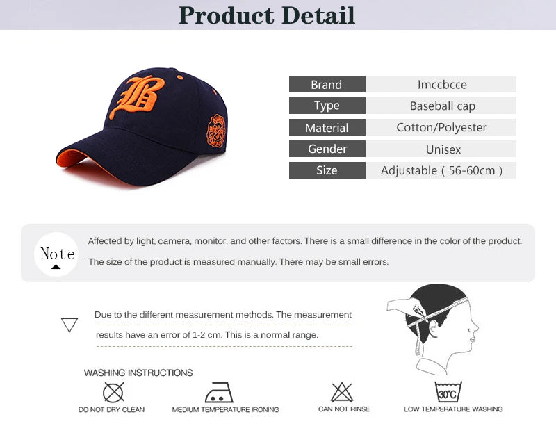 Berretto da baseball da donna da uomo Cappello estivo in cotone Ricamo Snapback Berretto hip-hop Sport per adulti Cappello da sole Casual Gorra Hombre Visiera Cappello da papà