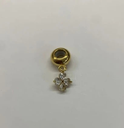 Bracciale a catena con ciondolo a forma di cuore o rotondo in acciaio inossidabile
