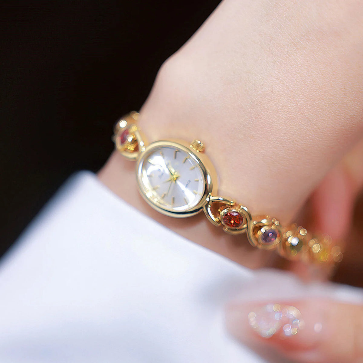 Orologio da donna elegante braccialetto di giada di lusso orologi al quarzo regalo per le donne 2025 nuovo orologio da polso impermeabile di alta qualità