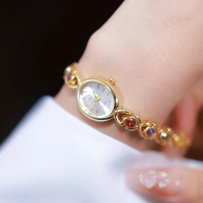 Orologio da donna elegante braccialetto di giada di lusso orologi al quarzo regalo per le donne 2025 nuovo orologio da polso impermeabile di alta qualità
