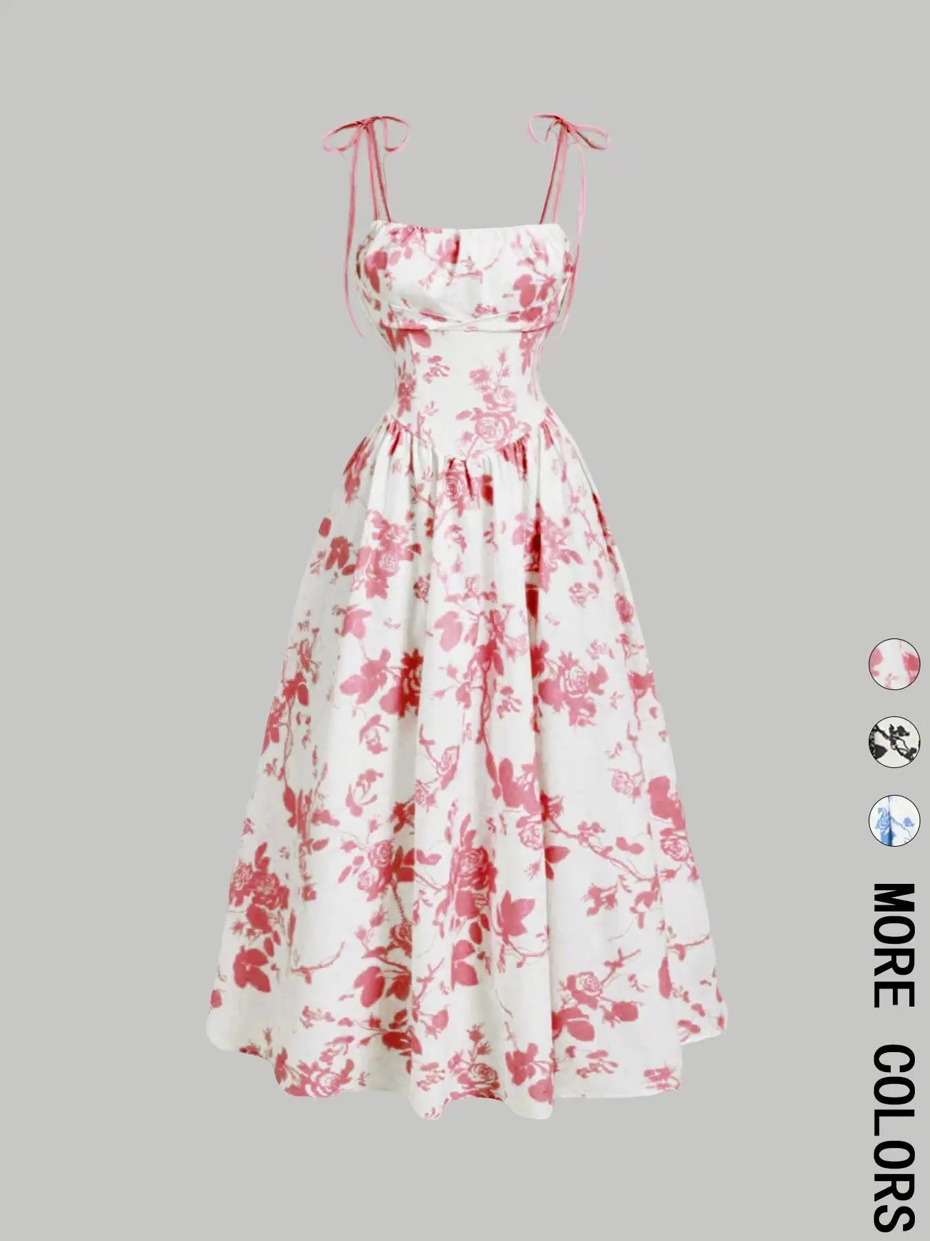 Nuove donne stampa cinturino per spaghetti vestito moda estiva elegante casual ufficio partito abiti casual per le donne veste femme abiti